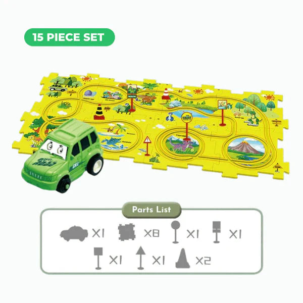 PuzzleRacer⢠Kids Car Track Set