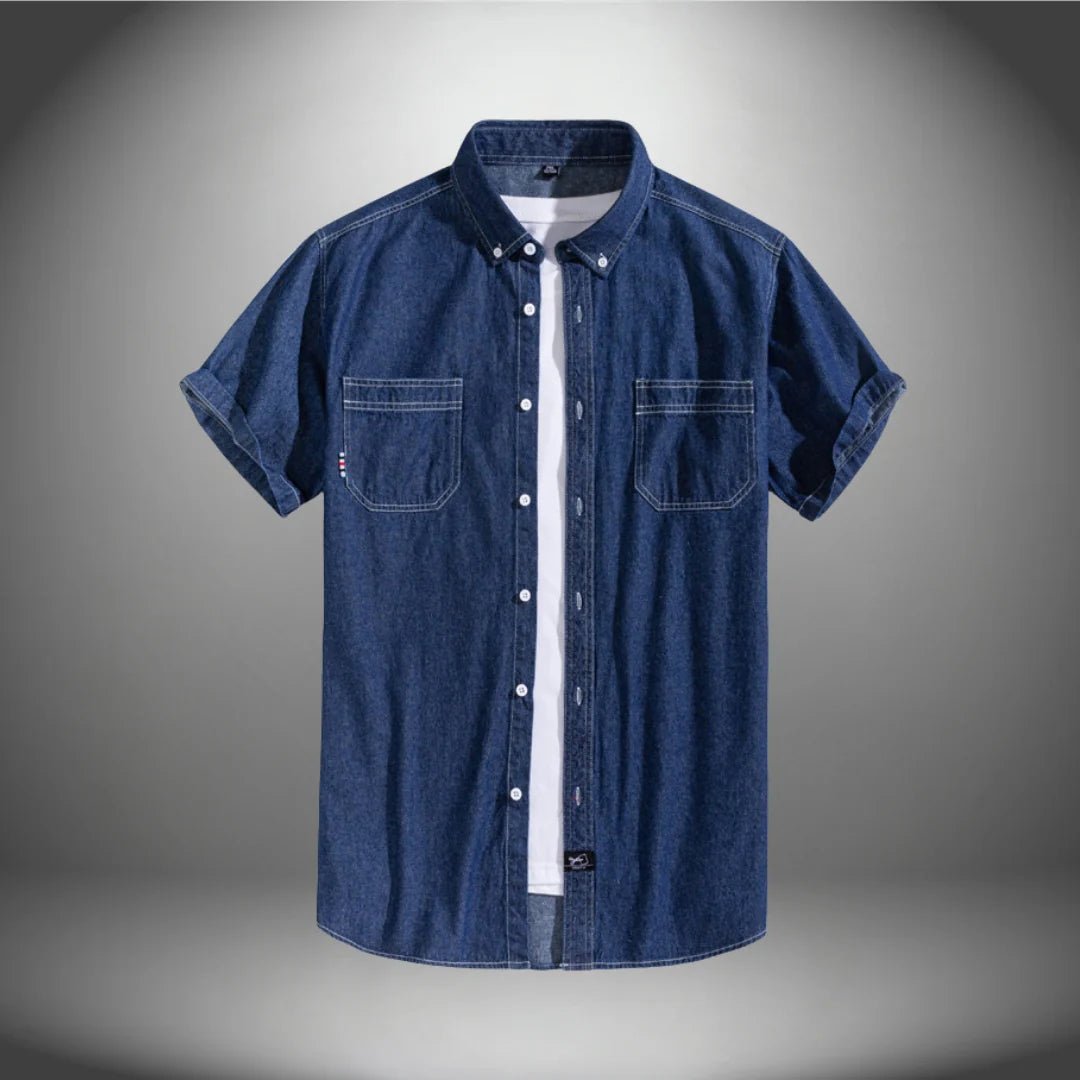 ELYSIAN DENIM BUTTON-UP