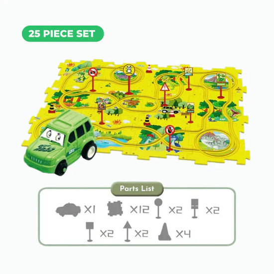 PuzzleRacer⢠Kids Car Track Set