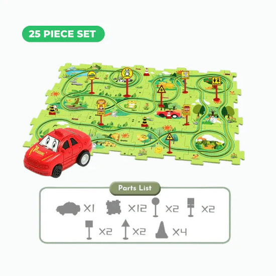PuzzleRacer⢠Kids Car Track Set