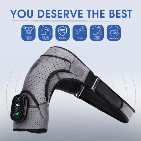 UltraVibe™ Heated Shoulder Wrap (Instant Relief)