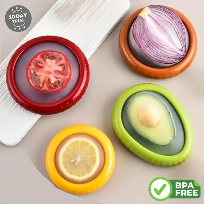 FreshSeal™ Reusable Food Saver (4PCS)