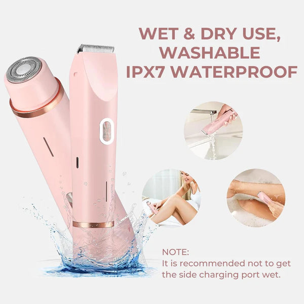 SilkEdge™ - 2 in 1 Painless Bikini & Facial Hair Trimmer