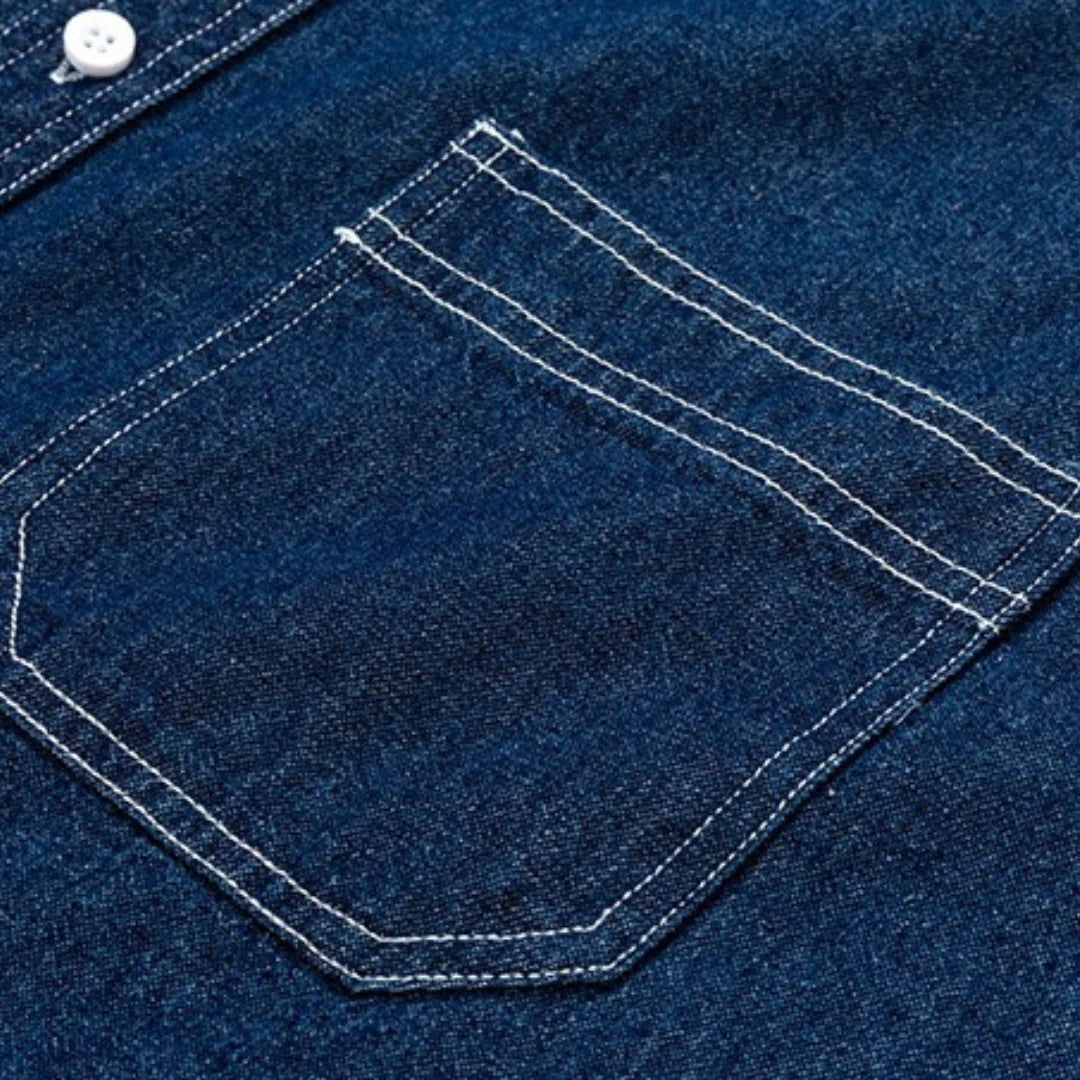 ELYSIAN DENIM BUTTON-UP