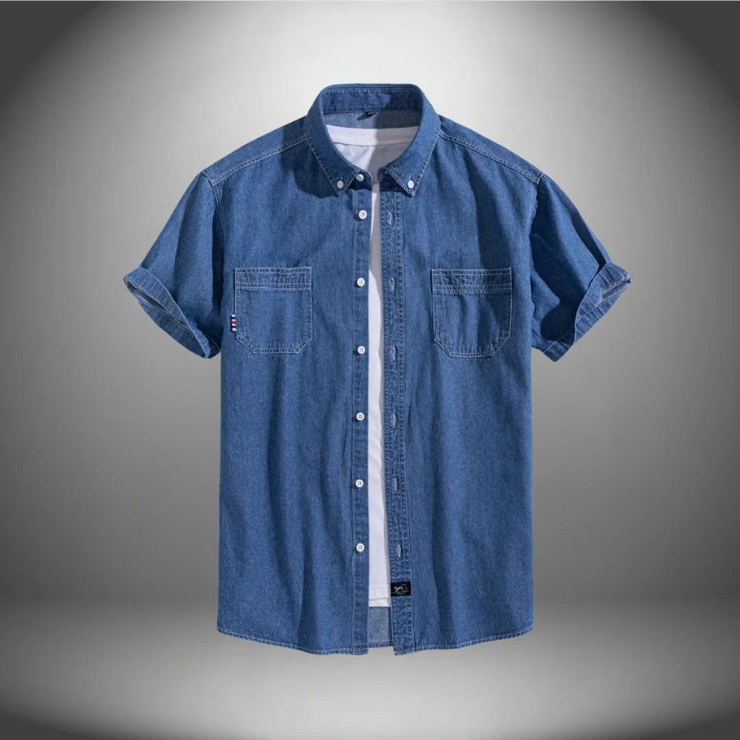 ELYSIAN DENIM BUTTON-UP