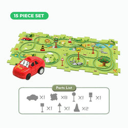 PuzzleRacer™ Kids Car Track Set