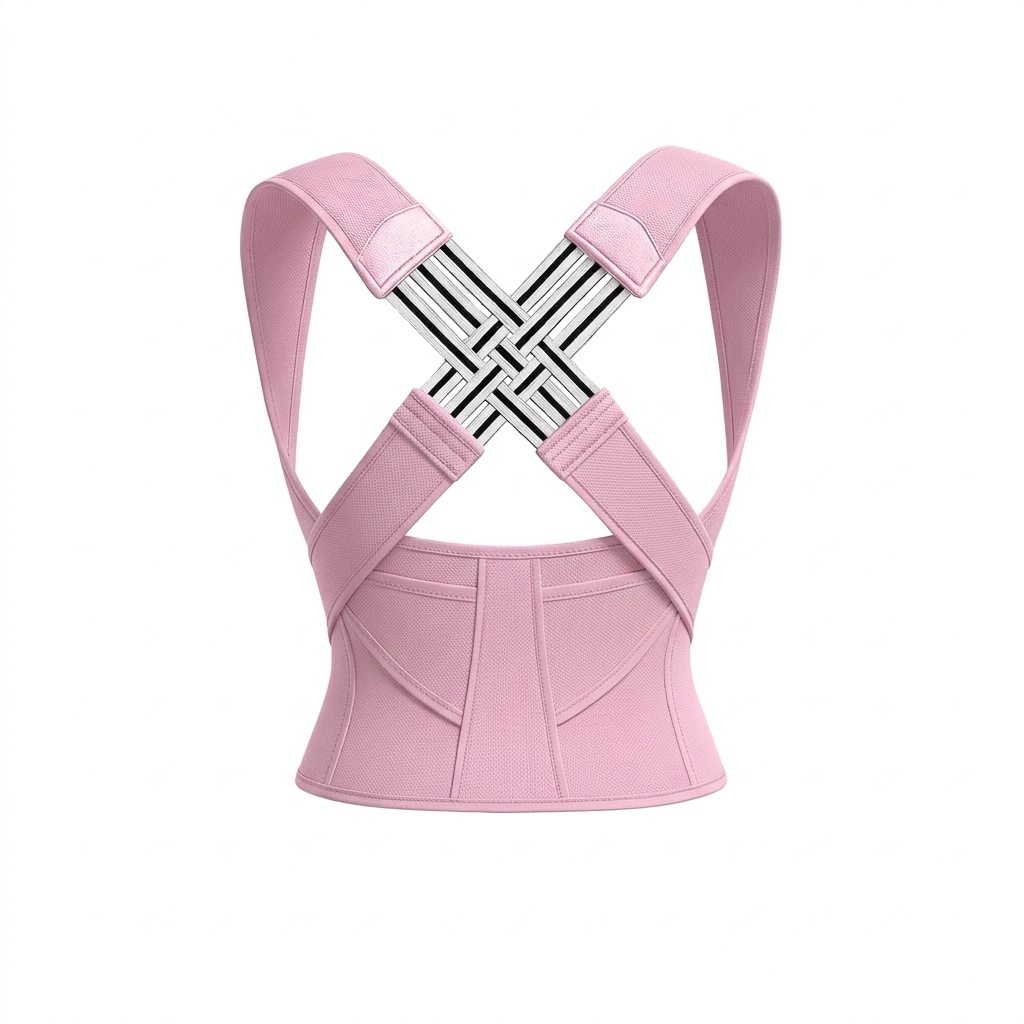 Pink waist trainer on a white background