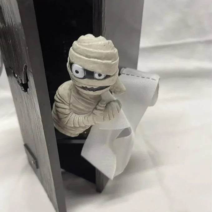 💀Funny Outhouse Mummy Toy
